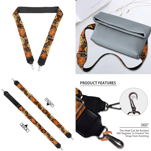 Image of Jeiento Replacement Shoulder Strap,2 Piece Set Guitar Style Handbag Crossbody Strap Adjustable Guitar Straps for Women Girls
