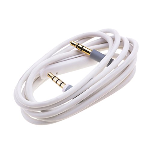 Preisvergleich Produktbild FLAMEER Ersatzkabel 3.5mm Audio Kabel - Weiß