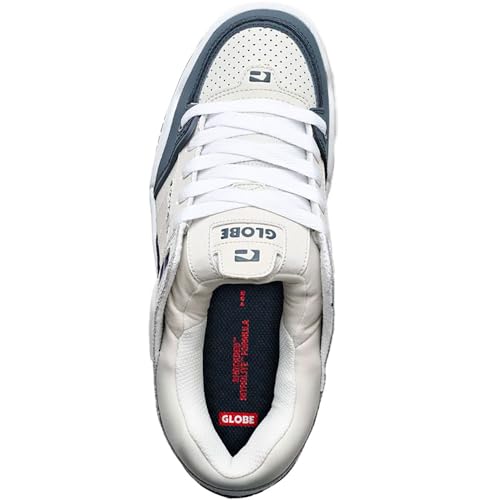 Globe Men's Fusion Skate Shoe, Grey/Blue, 133