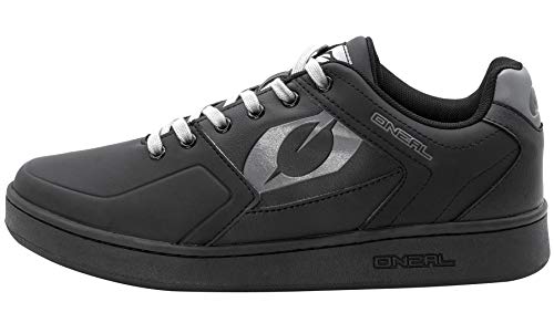 O'NEAL | Mountainbike-Schuhe | MTB Downhill Freeride | Gleichgewicht zwischen Grip & Fußrepositionierung, Waben-Sohle | Pinned Flat Pedal Shoe Edition TBS | Erwachsene | Schwarz Grau - Image 4