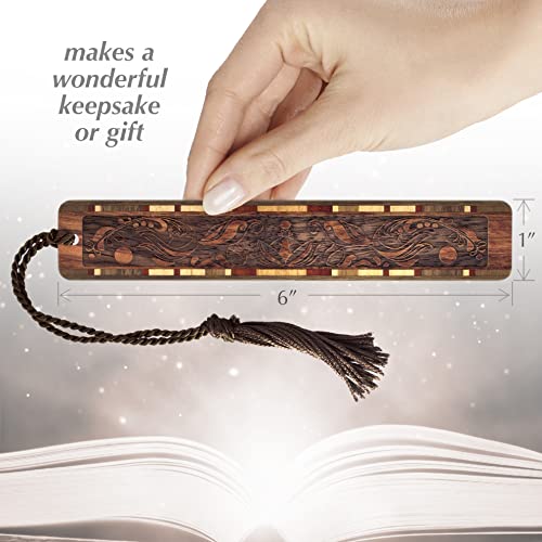 Elegant Engraved Handmade Wooden Bookmark - Also Available With Personalization - Made In The Usa #TOP3