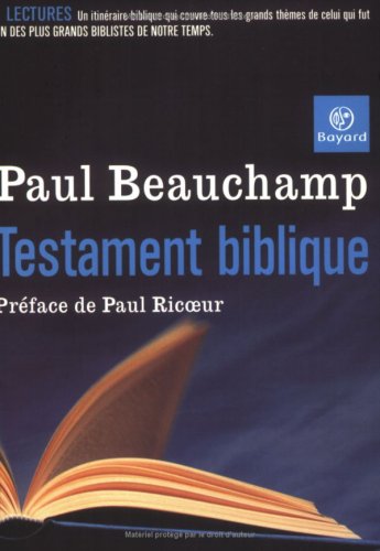  Testament biblique PDF Ebook En Ligne