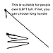 Aventik Fold-able Wading Staff Water Depth Safety Warning Sign Coated Stainless Steel Core T7075 Aluminum Body Corrosion Resistance(WS091)