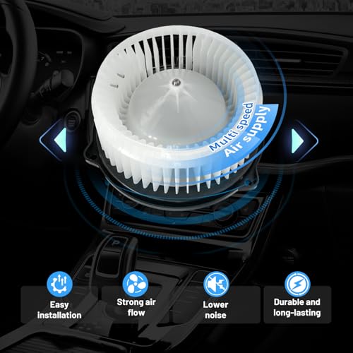 Image of 700005 Front AC Heater Blower Motor Fan Fit for Honda Civic 2001 2002 2003 2004 2005, CR-V 2002 2003 2004 2005 2006, Element 2003-2011, for Acura EL 2001-2005