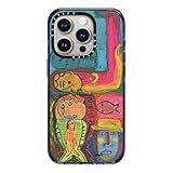 CASETiFY Impact iPhone 15 Pro Case [4X Military Grade Drop Tested / 8.2ft Drop Protection/Wireless Charging Compatible] - Eaten by Fish - Classic Blue