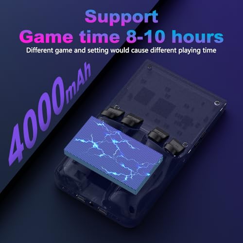 Image of R36MAX Retro Handheld Game Console, 4.0 Inch 720x720 IPS Screen, Built-in 18,000+ Classic Game, Portable Hand Held Open Source Linux System, 4000mAh Battery Retro Gaming Console(Gray 64GB)