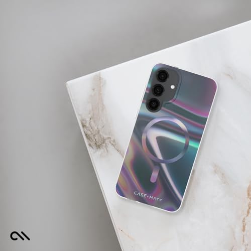 Case-Mate Soap Bubble Samsung Galaxy S25 Plus Case [Magnetic and Wireless Charging] - Stylish Phone Cover w/ 12ft Drop Protection - Premium Phone Case for Samsung Galaxy S25 Plus - Iridescent by Case-Mate - Used condition - Image 6