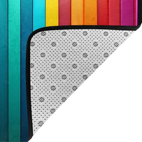 Tapis de sol lavable grand format résistant aux taches pour salon et terrasse - 5