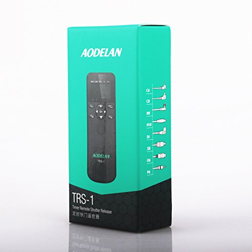 Aodelan Camera Shutter Release Timer Remote Control For Nikon Z6, Z7, D850,D810,D700, D500, D3, D4, D5, D4S,D3100, D5000, D7200, D600, D610, D750, D3200, D3300; Replace Mc-Dc2,Mc-36,Mc-30A #TOP6