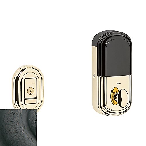 Baldwin 8231.B Evolved Traditional Single Cylinder Deadbolt with Bluetooth Techn, Distressed Oil Rubbed Bronze