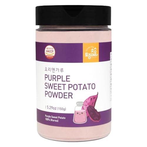 TOJONGHERB Purple Sweet Potato Powder/ 5.29oz/Pure Natural Premium Purple Powder for Food Coloring/Baking, drinks, yogurt balls