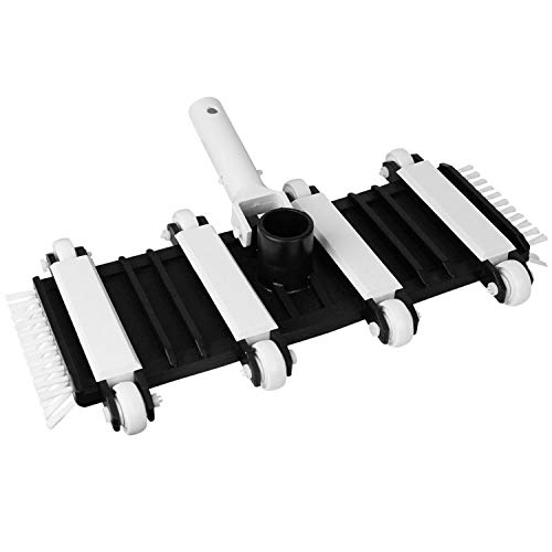 Linxor - Tête de balai aspirant à roulettes avec brosses latérales pour manche standard ou télescopique