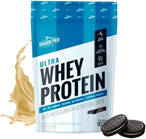 Shark Pro Ultra Whey Protein Sabor Cookies - 30g de Proteínas - S...
