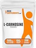BulkSupplements.com L-Carnosine Powder - Carnosine Supplement, Carnosine 500mg - Amino Acid Supplement, Gluten Free, 500mg per Serving, 100g (3.5 oz) (Pack of 1)