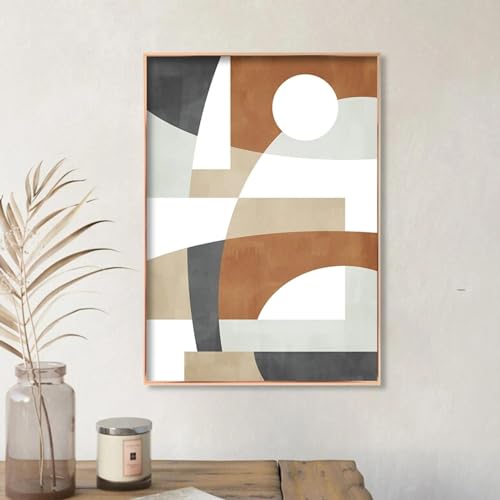 Peintures pour décorer un mur de salon moderne affiches patchwork