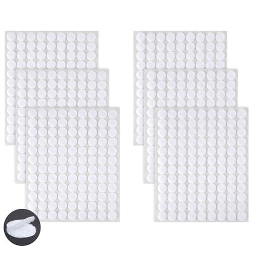 Image of Ainiv 324 Pairs Self-Adhesive Hook and Loop Dots, Double-Sided Adhesive Tape Stickers, Removable Adhesive Sticker Traceless, Waterproof DIY Stickers Crafts Dots Round Pads for Home School Office