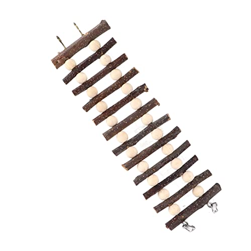 Acouto Toy de Mastigação de Ladra de Estimação de Madeira Dobrável para Hamsters, Guiné S, S e SM An