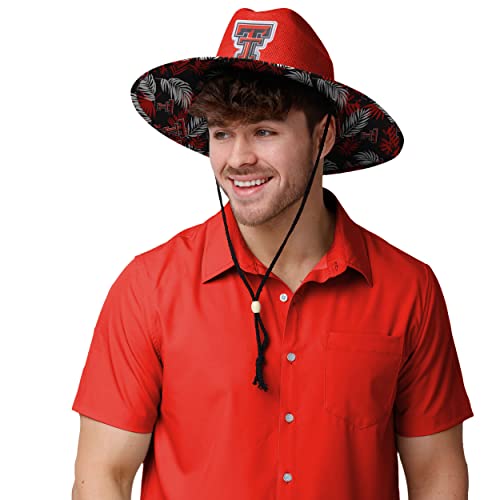 Image of Texas Tech Red Raiders NCAA Team Color Straw Hat