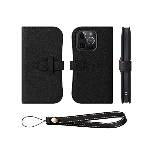 COGURE RO iPhone13Pro 蒠^ P[X X}zP[X {v xgt J[h[ Xgbv h~ X^h@\ TPUP[X ϏՌ ΂Ȃ Mtg{bNXt COPA ubNyBlackz