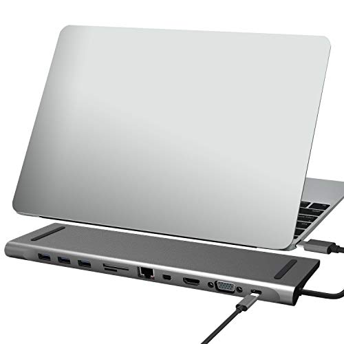Review USB C Docking Station - Mydours Type-C Laptop Dock with HDMI,VGA,Mini DP,Gigabit Ethernet,USB C PD2.0,3 USB3.0 Port,SD/TF Card Reader and Audio for MacBook Pro 2016 2017 2018 Chromebook Pixel and more One-Day Sale: Up to 80% Off USB C Docking Station - Mydours Type-C Laptop Dock with HDMI,VGA,Mini DP,Gigabit Ethernet,USB C PD2.0,3 USB3.0 Port,SD/TF Card Reader and Audio for MacBook Pro 2016 2017 2018 Chromebook Pixel and more