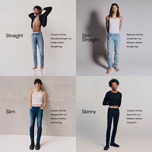 Image of Calvin Klein Jeans Men's Rinse Skinny in Dark Wash