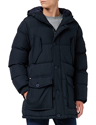 Tommy Hilfiger Herren Essential Rockie Parka MW0MW27687 Gepolsterte Jacken,...