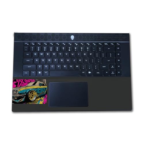 Image of Laptop Skin Compatible with Alienware M16 R2 (2024) - Camber - Premium 3M Vinyl Protective Wrap Decal Cover - Easy to Apply | Crafted in The USA by MightySkins