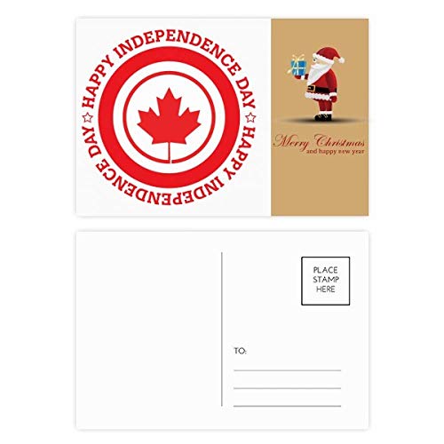 Cartes postales Canada feuille d'érable Noël pour correspondre