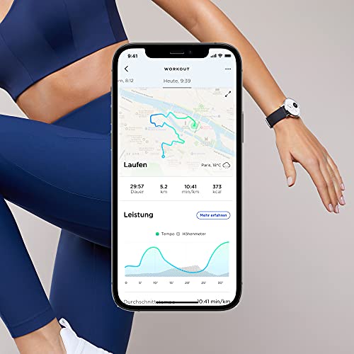 Withings Steel HR - Hybrid Smartwatch - Aktivitätstracker mit Connected GPS, Herzfrequenzmessungen, Schlafüberwachung, Smartphone-Benachrichtigungen, wasserdicht und einer Akkulaufzeit von 25 Tagen - Image 5