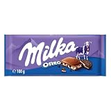 Milka Oreo - Tierno Chocolate con Leche de los Alpes y Galletas Oreo - Tableta de 100 g