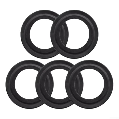 HOHOVYVY Toilet Drain Valve Sealing Ring for Siamp for Optima 49 & 50, Silicone Rubber Seal, Easy Installation (5 Pieces)