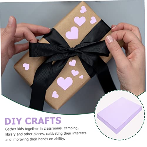 COHEALI 200 Folhas De Papel Colorido A4 Cartolina Colorida Material De Ferramenta Quadrado Papel De