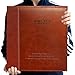 ZOVIEW Magnetic Self-Stick Page Photo Album, Family Album, Leather Cover, Hand Made DIY Albums Holds 3X5, 4X6, 5X7, 6X8,8X10 Photos (Red Brown)