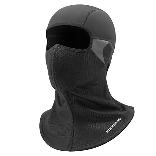 Cagoule vélo hiver RockBros contre le froid intense et le vent en moto