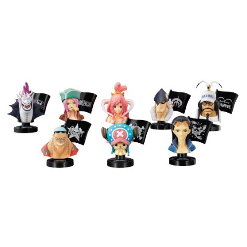 One Piece Great Deep Collection 5 lot de 8 mini bustes pour décorer votre bureau