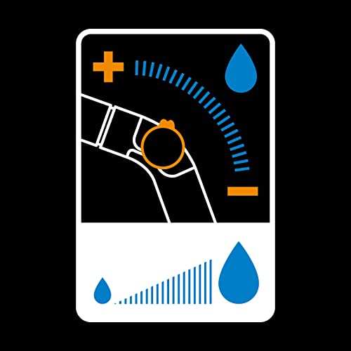 Fiskars Bewässerungsset, 2-teilig, Sprühpistole Multi, 5 Funktionen, Universalgröße, Schlauchanschluss STOP, Universalgröße, Durchmesser 13-15 mm (1/2 - 5/8), SoftGrip, Schwarz/Orange/Blau, 1065492