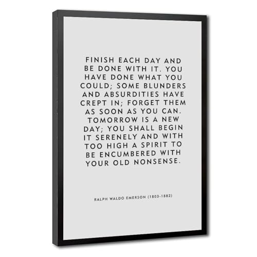 Poster Mnyuein Toile Citations Motivation Déco Chambre Sport 30x45 cm