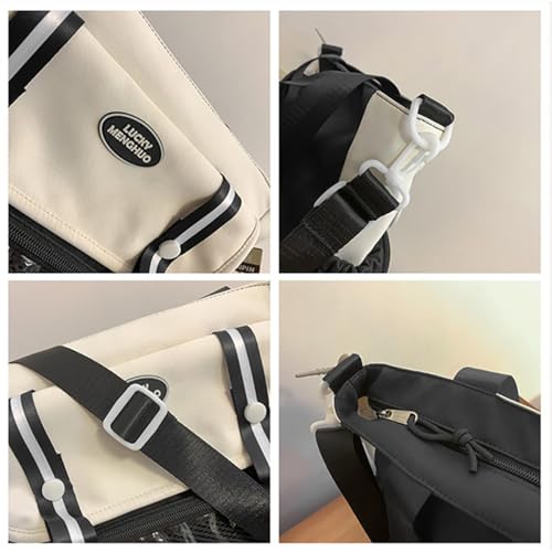 ITA Bag Crossbody Purse Adjustable Handbag Kawaii Pin Display Bag with Insert & Cute Accessory for Anime Cosplay (Black)4