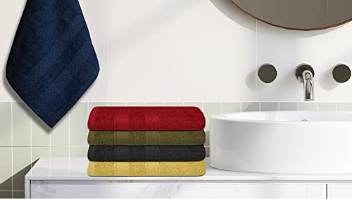 Zuperia Classic Hand Towels - 10 Pack - 16" X 28" - Ultra Soft 100% Cotton Large Bathroom Towels, Highly Absorbent Towel For Bathroom, Ideal For Pool, Home, Gym, Spa, Hotel (Assorted) #TOP6