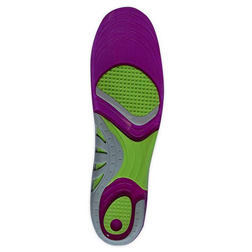 Image of Comfort Zone Triple Gel Insoles for Women, Sizes 6-10, 1 Pair