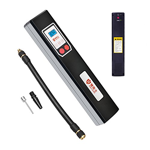 OBEST NIU Bomba de Aire Eléctrica Portátil Recargables Bomba Inflador de Presión de Neumáticos Medir 120 PSI para Auto Moto Luz de Bicicleta con Pantalla LED