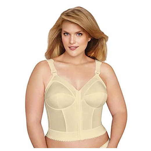 Exquisite Form FULLY Classic Support Slimming Full-Coverage Longline Posture Bra, Front Closure, Wire-Free #5107530