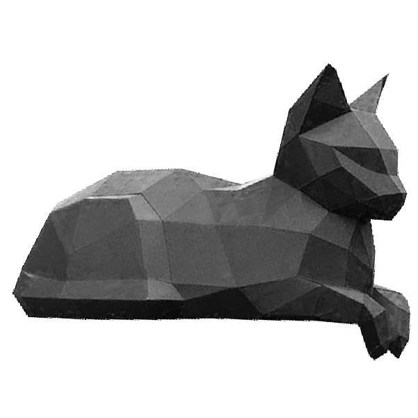 立体　猫　絵画 あたちキキ一番可愛いの」F3サイズ額付きアート作品原画 猫 徳島