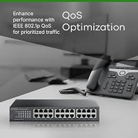 Zyxel Unmanaged Gigabit Switch mit 24 Anschlüssen, lüfterloses Design [GS1100-24E] – Ansicht 6