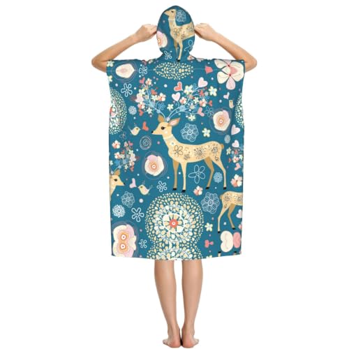 Poncho à capuche pour se changer facilement sur la plage - 3