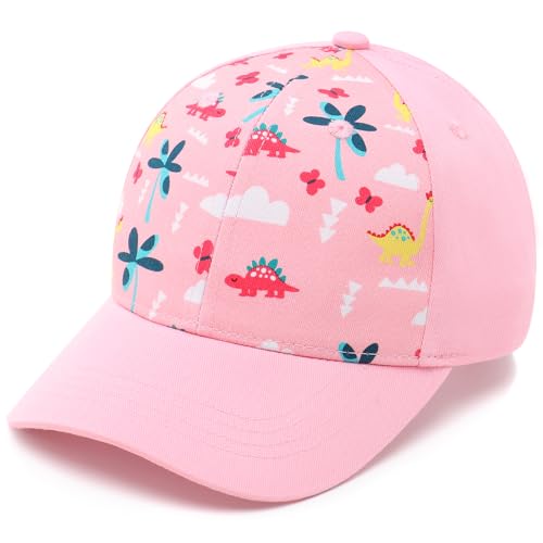Toddler Baseball Hat - Soft & Lightweight Kids Hat - Cute Printed Baby Ball Cap for Boys & Girls