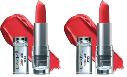 Image of Lakme Cushion Matte lip RedSiren (Pack of 2)