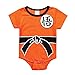 NCTCITY Anime Tutine per Bambino Pagliaccetto Neonato Estate Tutina Fumetto Outfits Tuta Ragazze Ragazzi Pagliaccetti con Bottone a Pressione Super Saiyan Son Goku Son Gohan