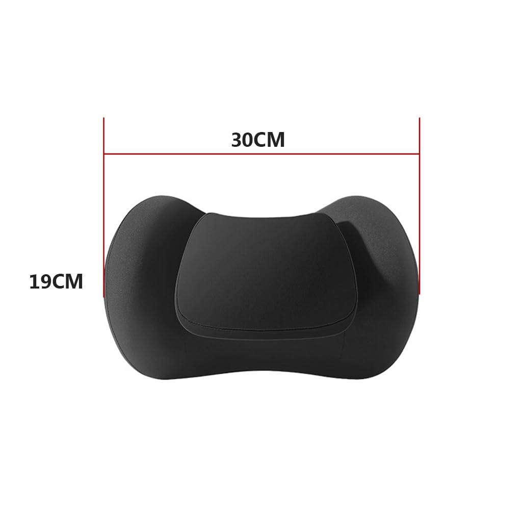 Almohada reposacabezas Coche para LINCO Nautilus 2018-2021, Espuma viscoelástica diseño ergonómico Afilado U Coche Espuma Memoria Accesorios,B-Black Grey