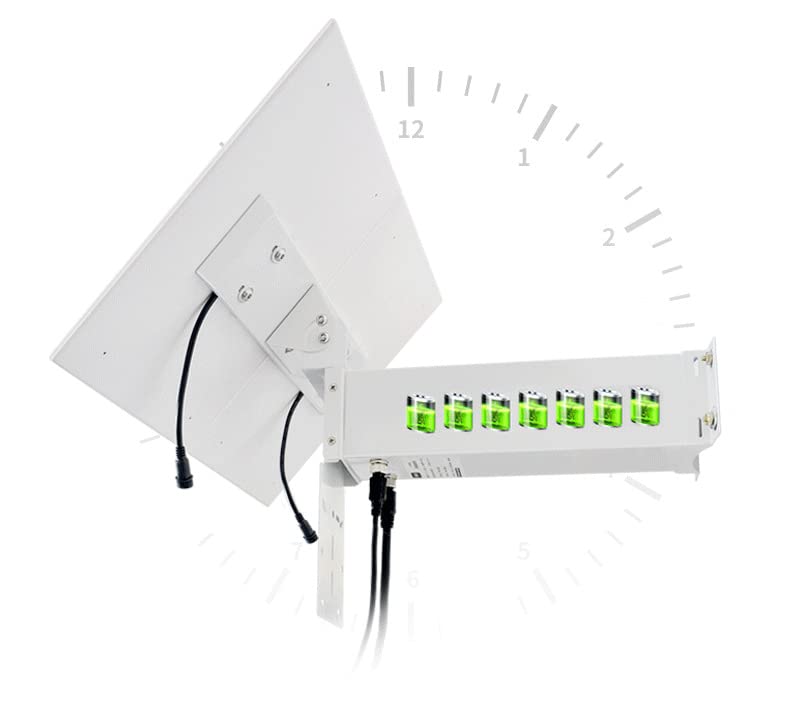 Pannello Solare Nessuna Elettricità E Nessuna Griglia di Alimentazione for Telecamere di Sorveglianza Solare Apparecchiature Impermeabili for Esterni Scheda Batteria al Litio da 40 W